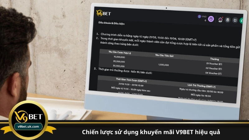 chiến lược sử dụng khuyến mãi V9BET hiệu quả