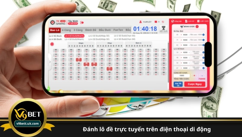 đánh lô đề trực tuyến trên điện thoại di động