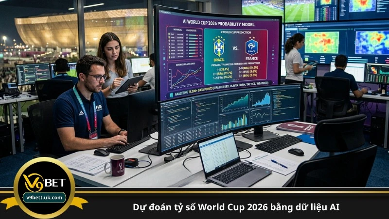 dự đoán tỷ số World Cup 2026 bằng dữ liệu AI
