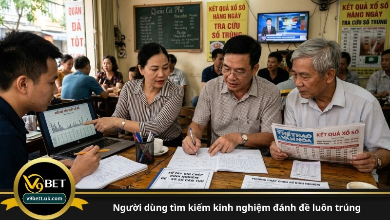 người dùng tìm kiếm kinh nghiệm đánh đề luôn trúng